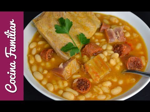 Receta de alubias con panceta y chorizo