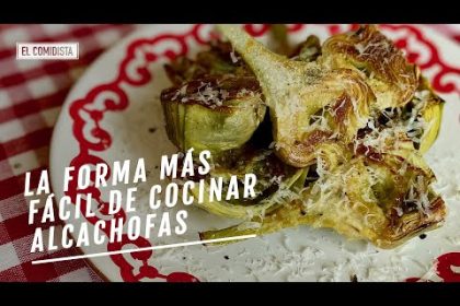 Receta de alcachofas al microondas con jamón