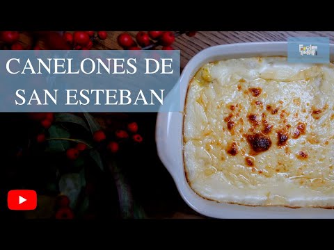 Receta de tradicionales canelones de sant esteve