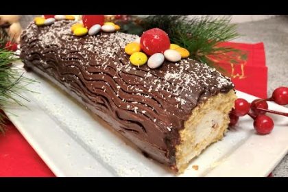 Receta de tronco de navidad fácil