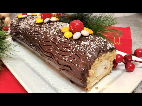 Receta de tronco de navidad fácil