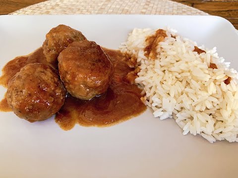 Receta de albóndigas de ternera glaseadas