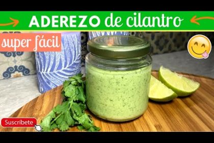 Receta de vinagreta de cilantro