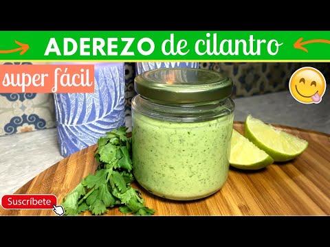 Receta de vinagreta de cilantro