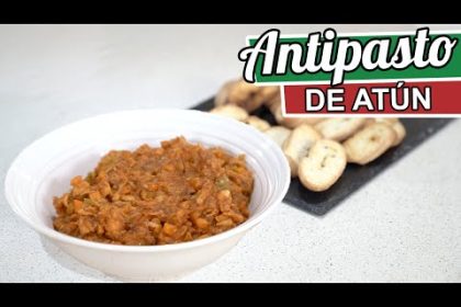 Receta de antipasto de atún venezolano