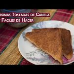 Receta de tostadas con mantequilla y canela