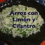 Receta de arroz al limón con cilantro