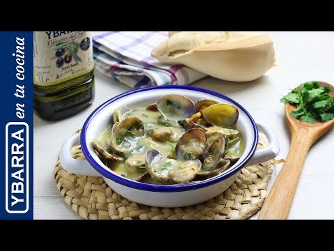 Receta de almejas en salsa verde