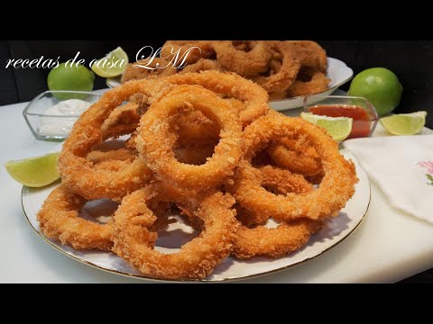 Receta de aros de cebolla