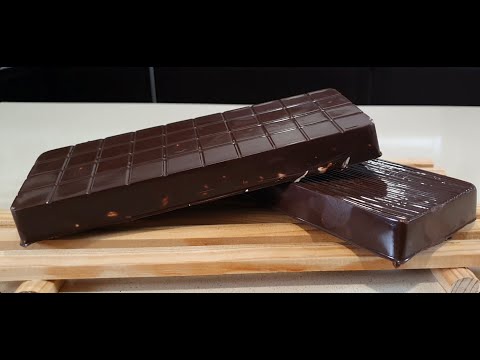 Receta de turrón de chocolate y almendras casero paso a paso