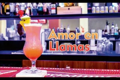 Receta de amor en llamas cóctel