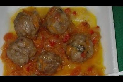 Receta de albóndigas dulces de carne