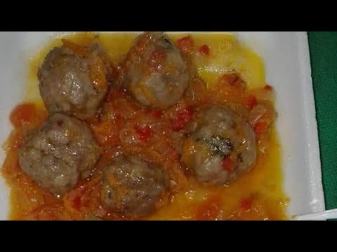 Receta de albóndigas dulces de carne