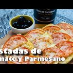 Receta de tostadas de queso y tomate