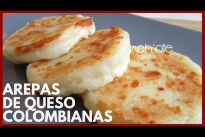 Receta de arepa con mozzarella y jamón