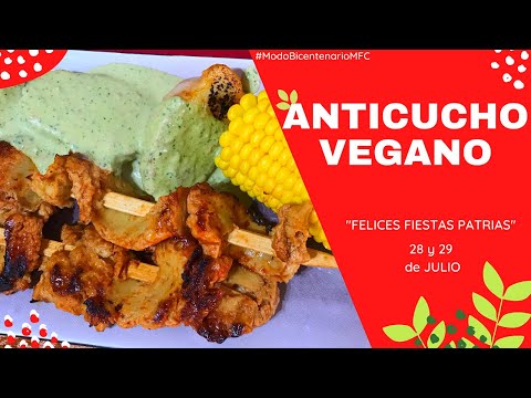 Receta de anticuchos vegetarianos