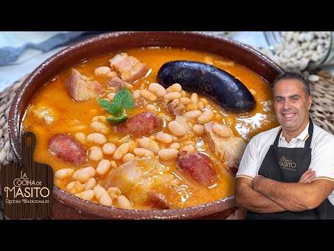 Receta de alubias blancas con carne y chorizo