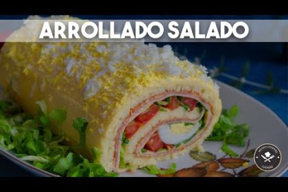 Receta de arrollado de pionono salado