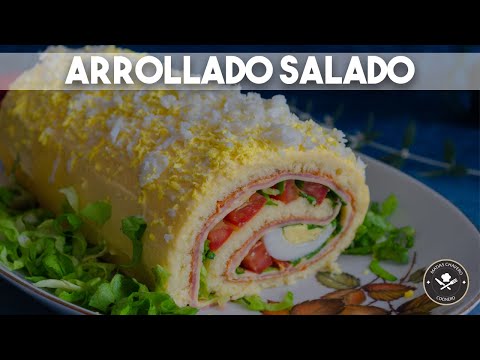 Receta de arrollado de pionono salado