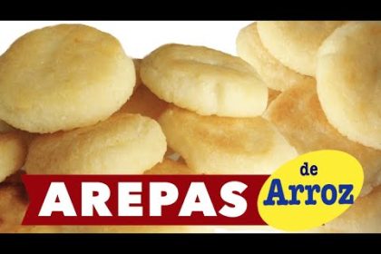 Receta de arepa de crema de arroz y auyama