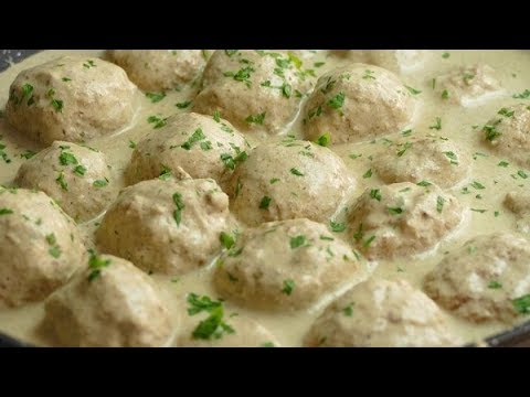 Receta de albóndigas de pollo guisadas