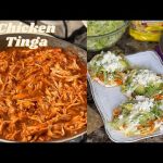 Receta de tostadas de tinga de pollo