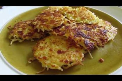 Receta de tortitas de fideos con queso