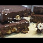 Receta de turrón de chocolate con avellanas