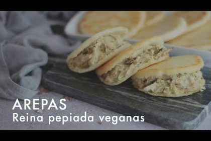 Receta de arepas veganas