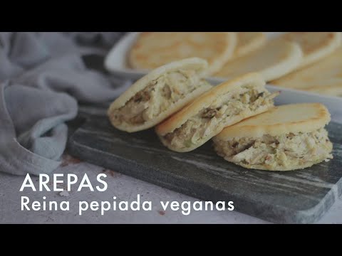 Receta de arepas veganas