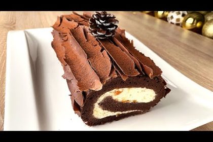 Receta de tronco de chocolate