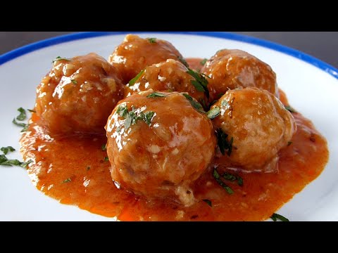 Receta de albóndigas de pollo en salsa agridulce