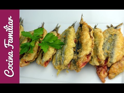 Receta de anchoa rellena