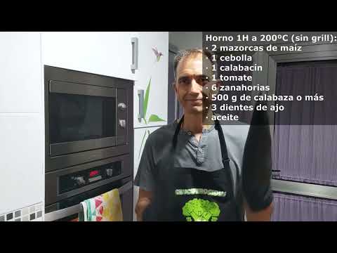 Receta de verduras al horno con mojo de cilantro