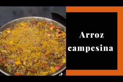 Receta de arroz campesino