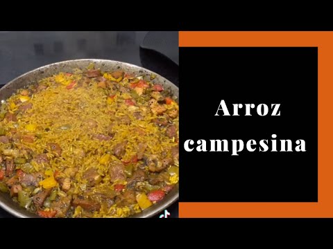 Receta de arroz campesino