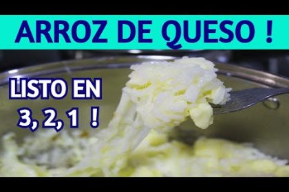 Receta de arroz al queso