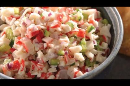 Receta de tostadas de surimi