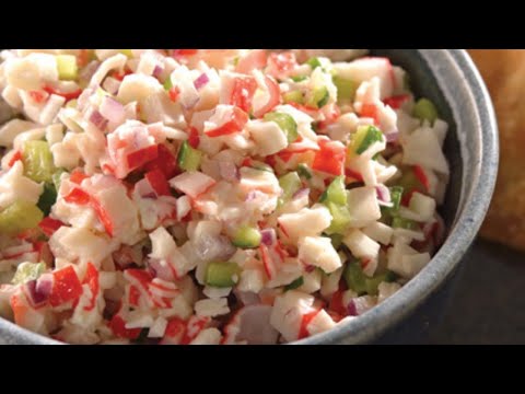 Receta de tostadas de surimi