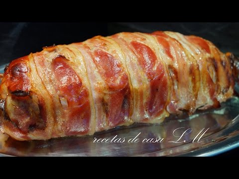 Receta de arrollado de carne picada al horno