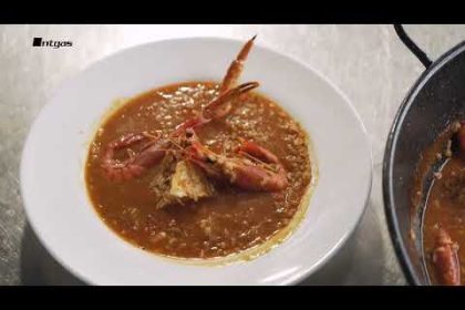 Receta de arroz caldoso de centolla