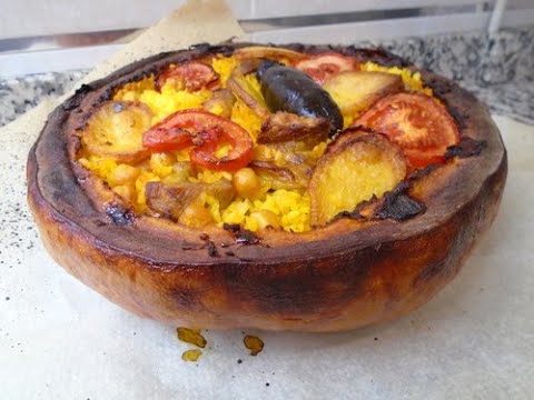 Receta de arroz al horno con calabaza