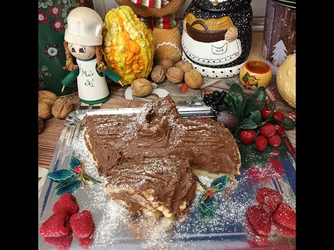 Receta de tronco de navidad con thermomix