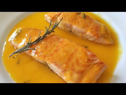 Receta de trucha a la naranja