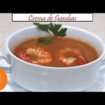 Receta de arroz a la crema de gambas