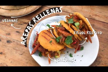 Receta de arepas vegetarianas