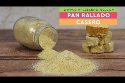 Receta de tradicional pan rallado