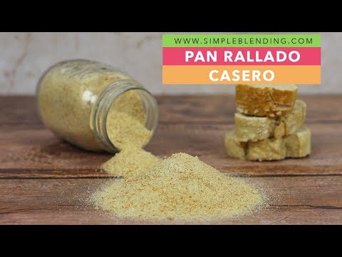 Receta de tradicional pan rallado