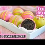 Receta de trufas de chocolate y oreo