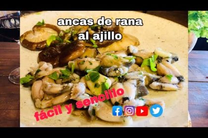 Receta de ancas de rana fritas